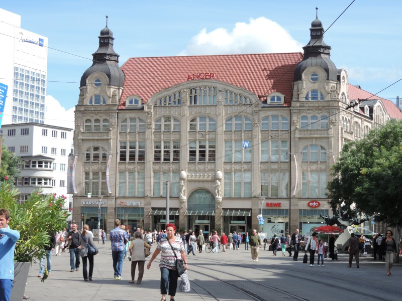 ANGER 1, Erfurt: Das Shoppingcenter liegt im Zentrum der Erfurter Innenstadt.